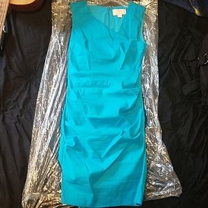 Artelier Nicole Miller teal dress